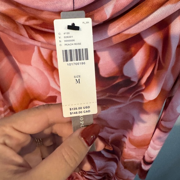 AFRM Pink Floral Long Sleeve Dress - Picture 5 of 12